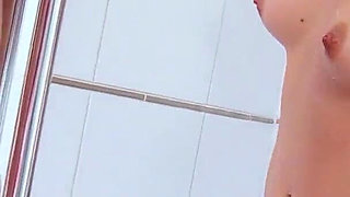 Horny teen Carla Mai is fucked by boyfriend in the shower
