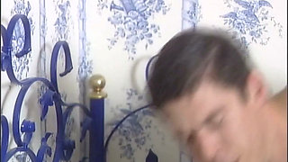 Brunette Horny Slut Sucked a Big Hard Cock of His Friend