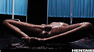 Amazing Jia Lissa and Agatha Vega at alien tentacles dirt
