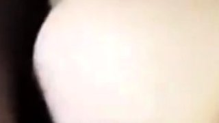 French Amateur Girl with Big Natural Tits in Interracial Cuc