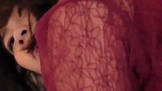 A Slender Beauty with Huge Breasts Lets Out Erotic Moans in a Homemade Sex Video, Faithfully Responding to Her Pleasure