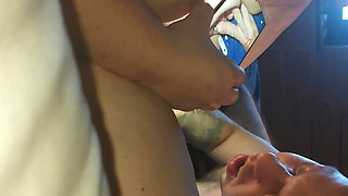 BBW gets pussy licked