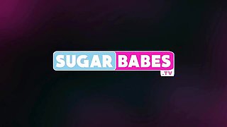 Sugar Babes TV featuring Evelina Chivu and Elena Xatzi's lesbian strapon porn