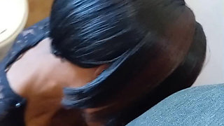 Hottest Blowjob & Doggystyle Fuck at Toilet