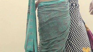 Muslim Hijab Mistress Pegging Her Sissy Slave Husband While He Was in Chastity Cage and Whipping His His Ass and Controls Him