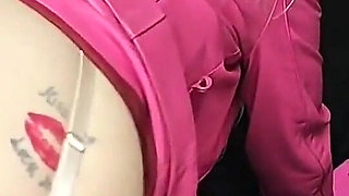 Leather, Latex and Glove Fetish, Lesbian Sex, Peeing in Glasses