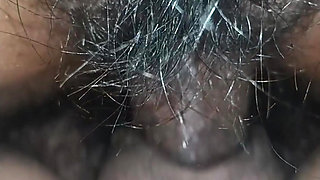 Doggy close up view on her pussy