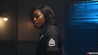 Nicole Kitt's Dark Power in a Uniform Scene