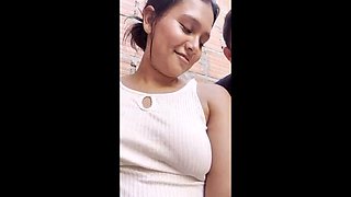 Colombian amateur Fabercito fucks Emelyn Hot outdoors risky public sex cum on street