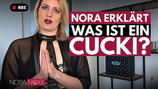 German Mistress NoraNoxx Teaches Cuckold Sex Education For Old Men