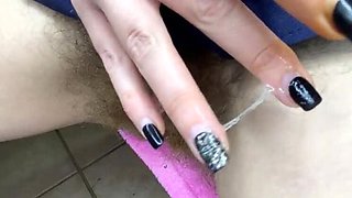Cutieblonde's Hairy Pussy Close-Up: Big Clit Masturbation & Wet Orgasm
