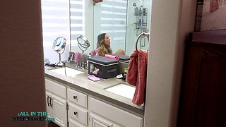Kymber Leighs Horny Milf Stepmom Masturbates Non-Stop Before Rough Pounding