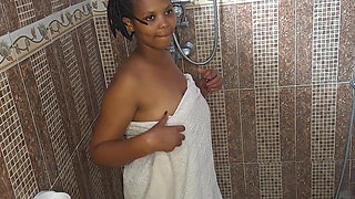 Bathroom Fingering Pussy