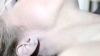 Big ass chubby blonde milf loves sucking big cock