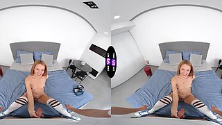 Redheaded Russian teen Lucianna loves getting fucked in every position