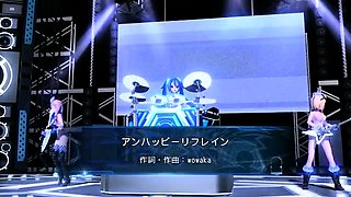 Project DIVA Mod Cool Medley ~Cyber Rock Jam~(Boobs bounce)