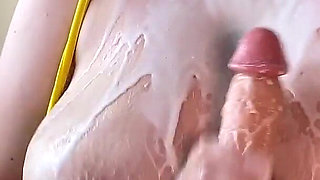 Pool of Cum for My Tits and Mouth