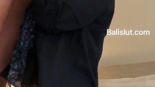 Cute Innocent Muslim Bali Girl in Homemade harcore - Big tits and big ass Indonesian