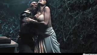 Cave Cosplay Ends With A Monster Cock Stretch And Hot Creampie