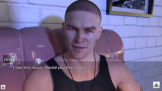 The Stepmother Is Dancing Playfully with the Neighbor