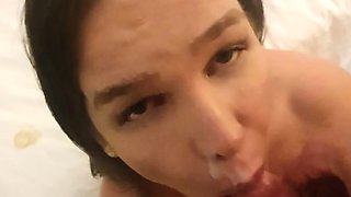 amateur blowjob cumshot finish in her mouth