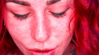 Hard Anal Fucking the Busty Tatted Redhead Juiswild