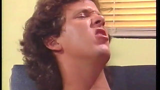 Red hair vintage pussy fucking big cock sucking in the office