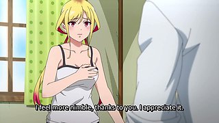 Cartoon animation, sex love, cherry