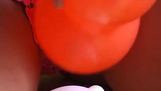 Blow job training for a beautiful blonde