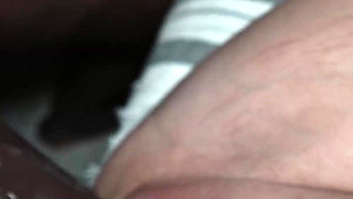Tatted Blonde Slutted and Creampied in Las Vegas by Big Black 11" Cock