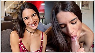 French Candie Luciani Eats All My Cock And I Break Her Beautiful Wet Pussy