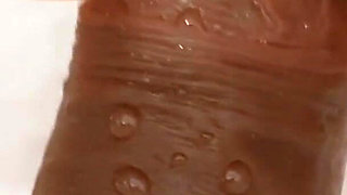 What Do Teenagers Usually Do in the Bathroom? Stretching My Tight Pussy with a Big Cock