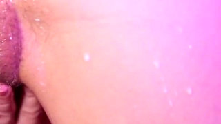 Anal milk enema squirting