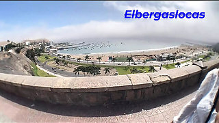 Amateur Latina MILF Elbergaslocas Fucks Subscriber To Keep Secret - Big Natural Tits POV Creampie