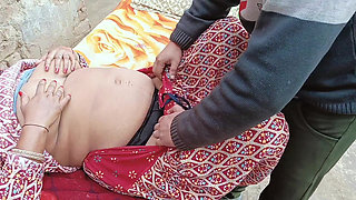 Saheb Ji Fucked the Innocent Village Maid with Big Breasts by Making Her a in the Courtyard of the House