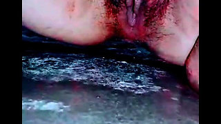 A Lot of Water Is Coming Out of My Pussy, I Went to the Toilet and Masturbated, My Pussy Has Become Completely Wet, a Lot of Wat