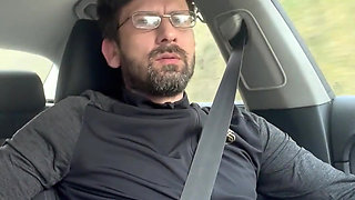 She Couldn't Wait - MILF Blowjob & Handjob While Driving - Public Car Sex Kingyordanov