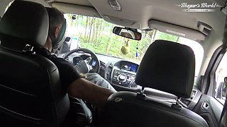 Behind the Scenes of Nympho Wife Julia North Quick Anal Fuck in the Forest