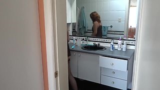 I Show My Cock And Jerk Off While She In Erotic Lingerie