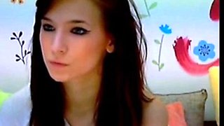 Gorgeous Facebook babe toys her ass on webcam