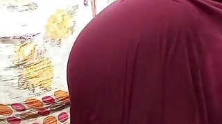 Cute  Desi sister-in-law's open bath goes viral