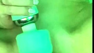 Tight sweet clit and ass solo toy fun