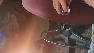 Goode Girl Flogging Balls by Candle Light Pt2