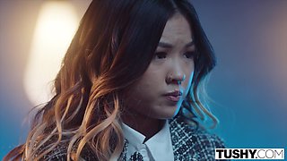 Petite Lulu Chu gets some anal discipline by her boss