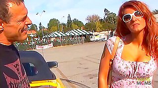 Alluring Redhead Samantha Lucci Gives A Massage Before Getting Her Cunt Smashed