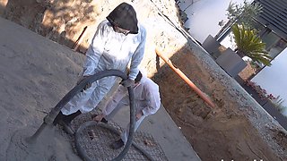 Bisexual threesome with Dionne, Martezz Carlos, and Tonny Rawx enjoying some intense action