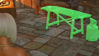 Ep8: Armor Bench and Firepit Cauldron - Wicked Island Stone House Upgrades