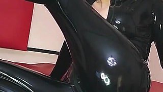 Goddess Farts Non Stop in Latex Outfit