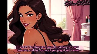 Mistress Teaches Sissy Cock Sucking With Panties - Femdom Feminization JOI