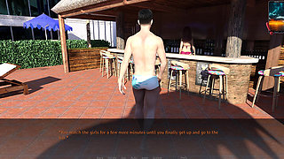 Reunion 18 John, May & Khole's Wet Water Park Threesome Tease - Bikini Slips & Splashes